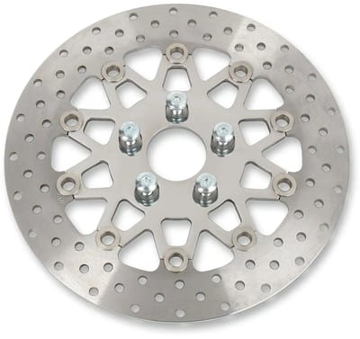 Ebc American Motorcycle Floating Round Rsd015 Achterste Remschijf Zilver