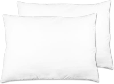 Set van 2 Hoofdkussens 70x90 cm Polyester Anti-Allergie Wasbaar
