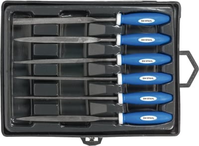SW-Stahl 93706SB Sleutelvijlenset I 5-delig I 300 mm I Sleutelvijlenset I Vijlenset I voor metaal