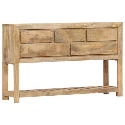 vidaXL - Dressoir - 120x30x75 - cm - massief - mangohout