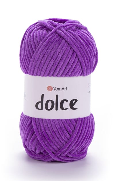 YarnArt Dolce Chenillegaren - 100% Micropolyester - voor Amigurumi Haken en Breien - 100g / 120m - Kleur 788