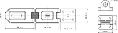Yale - Overval Staal - 160 mm - High Protection