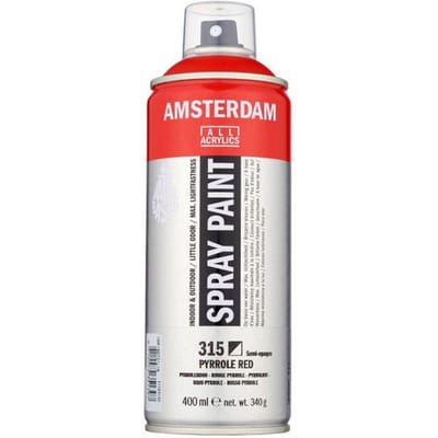 Spuitbusverf - Spraypaint - #315 - Pyrrolerood - Amsterdam - 400ml