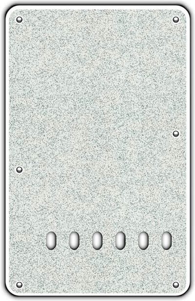 Boston BP-213-SSV back plate, string spacing 11,2mm, 2 ply, standard Stallion, 86x138mm, sparkling silver