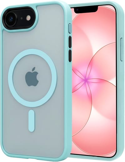 Hoesje - Geschikt voor Apple iPhone 17e - Magsafe Compatible - Sterk & Shockproof - Back Cover - Shock Proof Case - Telefoon Hoes Shockproof - Lichtblauw