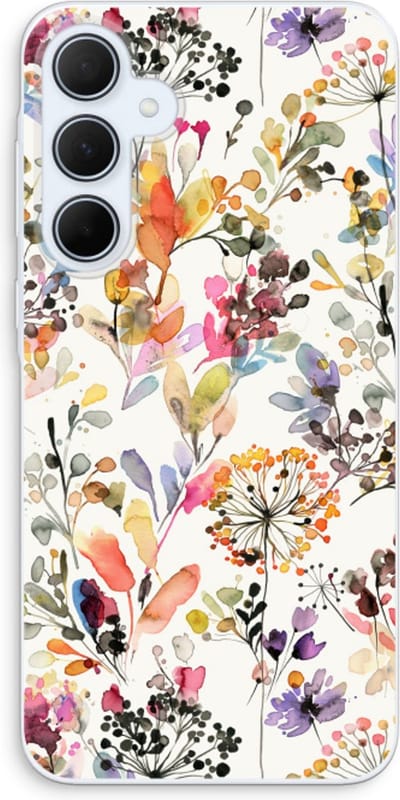 Case Company® - Hoesje geschikt voor Samsung Galaxy A35 hoesje - Wilde grassen - Soft Cover Telefoonhoesje - Bescherming aan alle Kanten en Schermrand