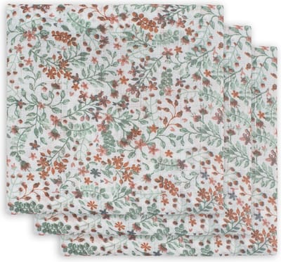 Jollein Hydrofiel Multidoek Bloom 70x70cm - 3 Stuks