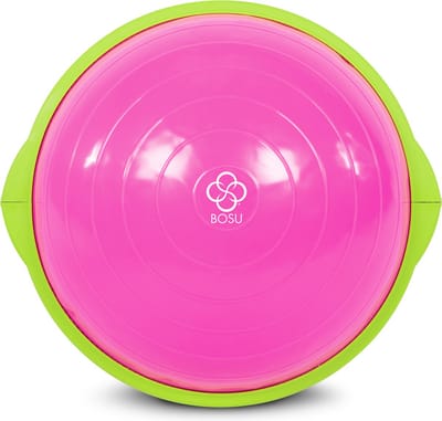 Bosu Bal Sport - Compacte en Lichtgewicht Balanstrainer voor Onderweg - Ø50 cm - Perfect voor Thuis, Onderweg en Kleine Ruimtes - Roze