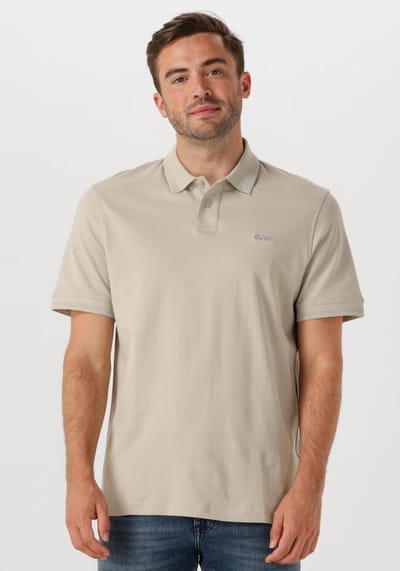 BOSS ORANGE Pe_interlock Polo's & T-shirts Heren - Polo shirt - Beige - Maat 3XL