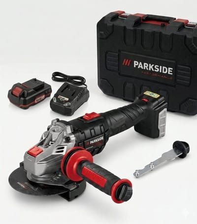PARKSIDE PERFORMANCE® Accu-haakse slijper 20V inclusief 2Ah accu en oplader