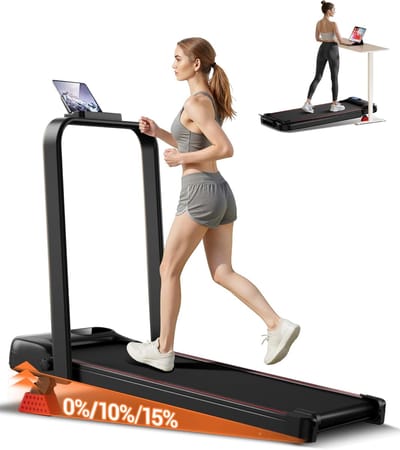 Compacte Loopband - Thuis Fitness Apparaat - Inklapbaar Stil Trainen - Ruimtebesparend Ontwerp - 114 x 56 x 11 cm