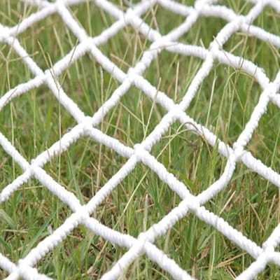 Kinderen Vangnet - Veiligheidsnet Huisdieren - Valbeveiliging Balkon - Aanpasbaar Nylon Touw - Maaswijdte 10cm - Wit