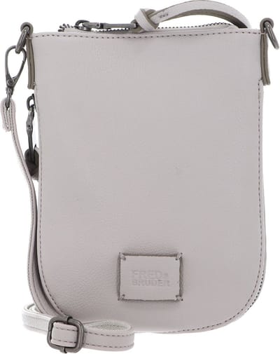 FREDsBRUDER Leren Schoudertas Bestie Essential Bag Cool Stone Lichtgrijs