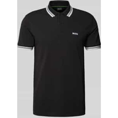 Regular fit poloshirt met labelstitching, model 'Paddy'