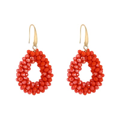 Oorbellen Crystal Summer Glow - Watermelon