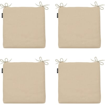 Madison - Zitkussen Beige canvas eco+ - Ca. 40x40 cm - Set van 4
