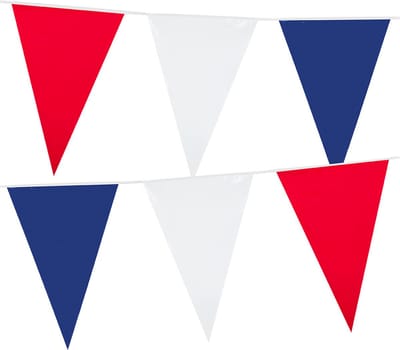 Boland - PE vlaggenlijn promo rood-wit-blauw Multi - Voetbal - Koningsdag - Holland - Supporter - Voetbal