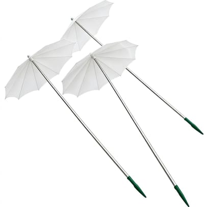 Plantenparaplu - Mini zonnescherm - Planten beschermen - Uitschuifbaar ontwerp - 27-59 cm - Transparant