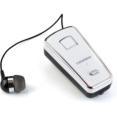 Fineblue F970 Pro Clip-on In-ear oortelefoon Draadloze Bluetooth 5.0 Headset Trillende draagclip wit