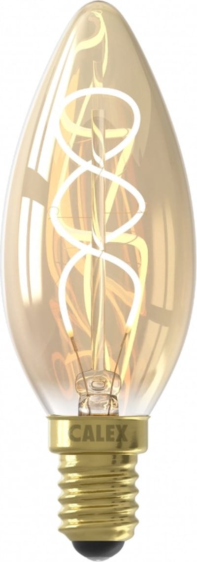 Calex Lichtbron B Kaars - Glas - Goud - 0 x 0 x 0 cm (BxHxD)