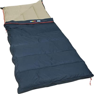 Polydaun Stormvogel - slaapzak - GRS 3D Polarsoft® vulling - navy/mist - 85x210 cm