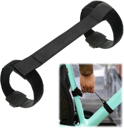 Draagriem voor Fietsen van Hoogwaardige Nylon, Multifunctionele en Comfortabele Grip voor Fietsvervoer, Geschikt voor Stadsfietsen en Mountainbikes