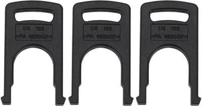 Dailygoods- Klem 3 Stuks - U-Clip - Hogedrukreiniger - Slangaansluiting - Compatibel met Karcher K-serie - Duurzaam ABS kunststof - Slangklem