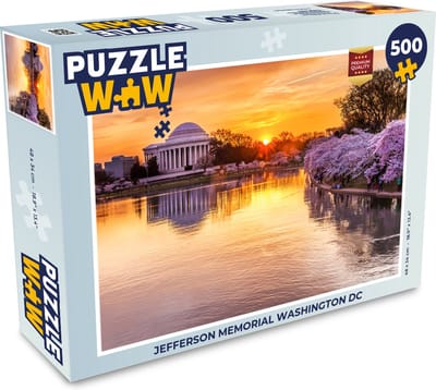 Puzzel Jefferson Memorial Washington DC - Legpuzzel - Puzzel 500 stukjes