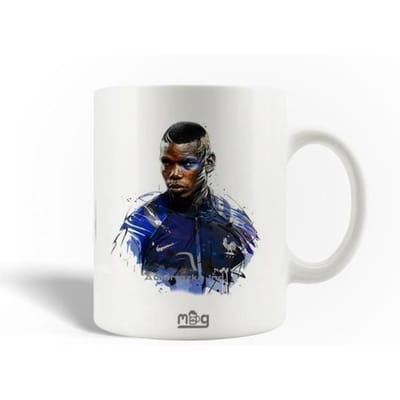 Mug en Céramique Equipe de France Pogba Footballeur International Fan Art