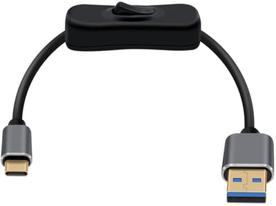 USB 3.2 Gen 2 Type A naar C Kabel, 10Gbps Gegevensoverdracht, 3A Opladen, 60W, 1.5m, Geschikt voor SSD en Smartphones