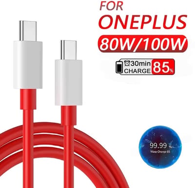 Fast Charge Cable 100 W - Snellaad Kabel 100 Watt - For Oneplus,Redmi,POCO, Xiaomi -Type-C - USB 3.0 A