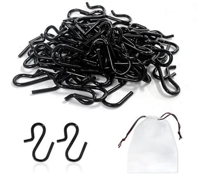Dailygoods- Haak 120 Stuks - Mini S Haakjes - Roestvrij Staal