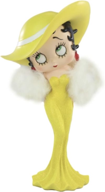 Betty Boop Madam (Gele Glitter Jurk) Beeldje
