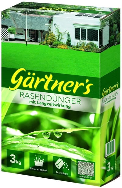 Langwerkende gazonmeststof 3 kg – Voor dicht, groen gazon met optimale voedingsstoffenvoorziening en weerstand tegen droogte, mos en onkruid