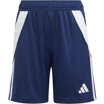 adidas Short Kinderen Tiro 24 Training Donkerblauw-Wit - Maat 140cm