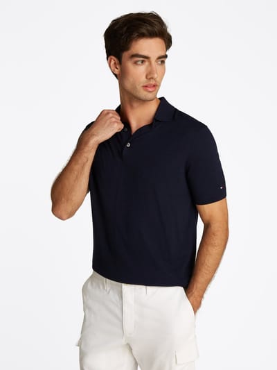 Tommy Hilfiger poloshirt korte mouw donkerblauw