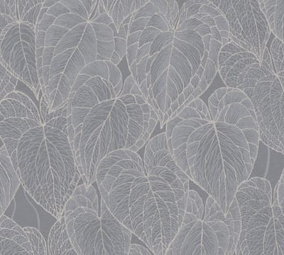 BLADEREN BEHANG | Botanisch - Grijs Zilver - Living Walls Daniel Hechter 7