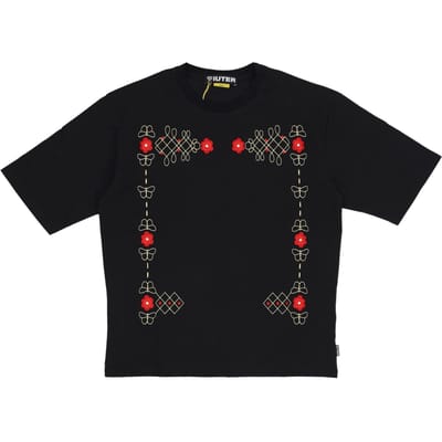 Mannen T-shirt Western Tee Black