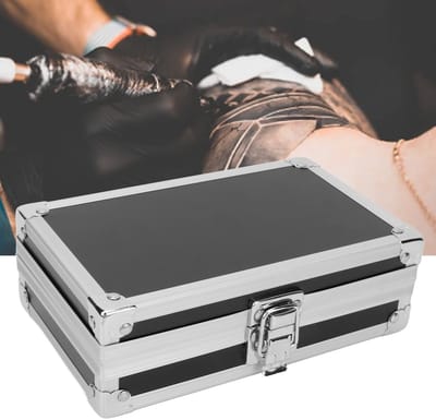Dailygoods- Gereedschapskist Duurzaam - Opbergdoos met Deksel - Grote Ruimte - Veilig en Draagbaar - Metalen Bandversterking - Compact Formaat