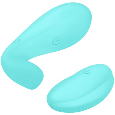 EIS, vibrator, 'Vibro-ei met radioafstandsbediening', 10 programma's, waterdicht (IPX7), mint