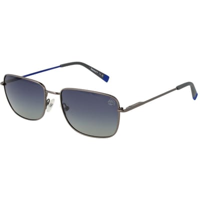 Lunettes de soleil Timberland Homme Polarisées Tb9338 Matte Dark Ruthenium Silver/57-18-145