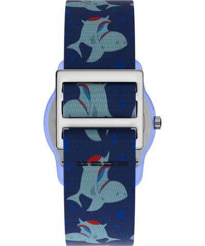 Timex Time Machines TW7C13500 Horloge - Textiel - Blauw - Ø 29 mm