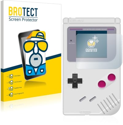 BROTECT - Screenprotector voor Nintendo Gameboy -1989 - Folie Beschermfolie matte 2 Stuks