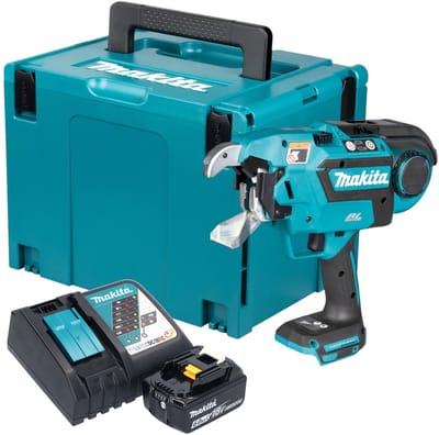 Makita DTR 181 RG1J accu-wapeningsverbinder 18 V 0,8 mm borstelloos + 1x accu 6,0 Ah + oplader + Makpac