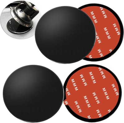 4-delige set van 73mm zelfklevende dashboard pads, hittebestendige zuignappen voor telefoonhouder, sterke bevestiging en veelzijdig gebruik