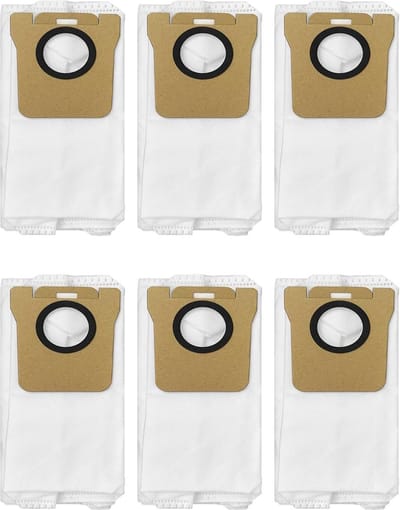 Dreame L10 Ultra, L20 Ultra, L30 Ultra en Xiaomi X10/X20 Serie Stofzakken (6 Stuks, Plus.Parts® alternatief voor RDB3)