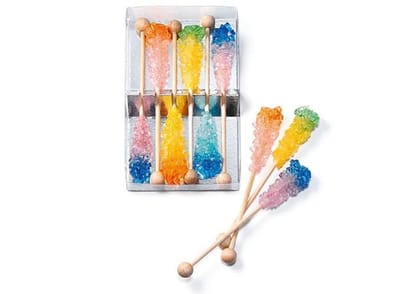 kandij suiker - regenboog suiker rotsen - suiker - alternatieve voor suiker - rietsuiker - suiker knotsen - kandij sticks - suiker knotsen
