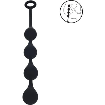 Levelz - Waterdrop Silicone Anal Balls - Medium 30mm