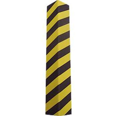 Mottez garage hoekbeschermingsprofiel, voor binnen, zelfklevend, afwasbaar, L 780 x B 125 x H 25 mm, PU schuim, geel-zwart