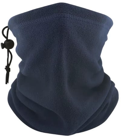 Go Go Gadget - 3 in 1 Mondmasker/ Muts/ Nekwarmer - Multifunctioneel gebruik - Fleece - Winter warm - Verstelbaar - 1 stuk - Donker Blauw